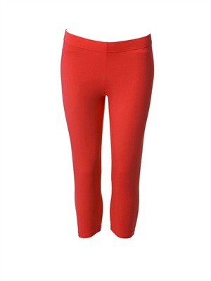 Korte røde leggings fra du Milde - Tinashjem